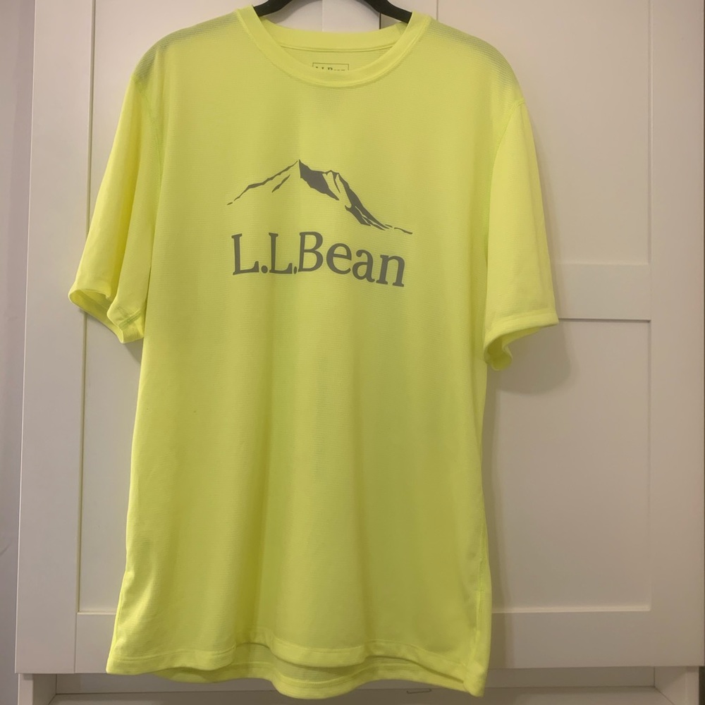 L.L. Bean Bright Yellow Tee